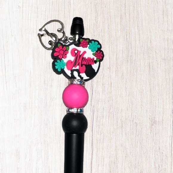 Handmade beaded Mom pen - Picture 2 of 2